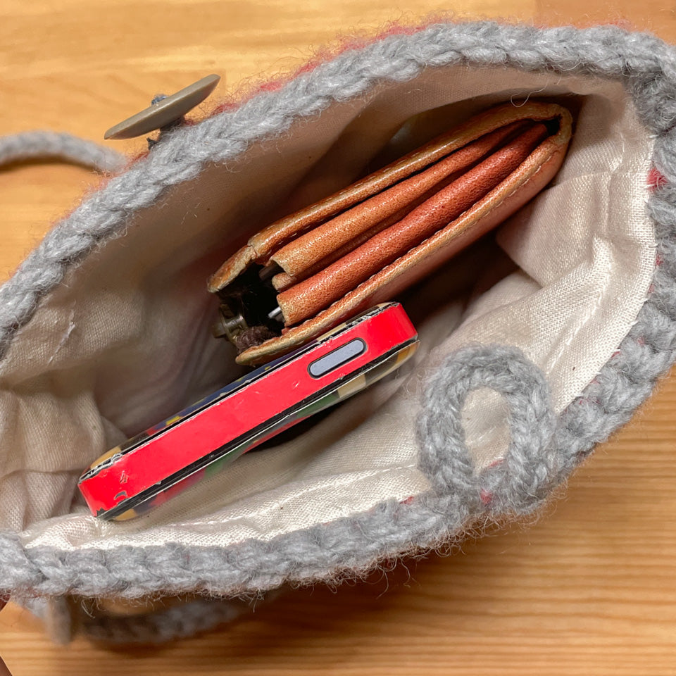 ニット ショルダーバッグ bag-007