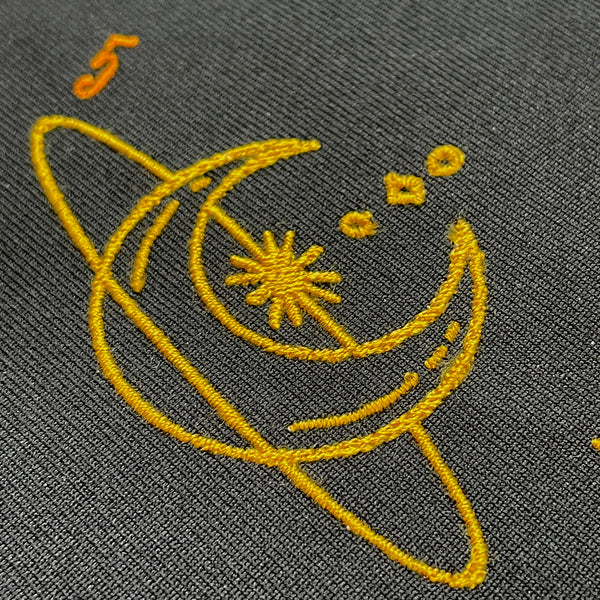 天空 月 三日月 スピリチュアル シンボル 単品 刺繍データ販売 moon5