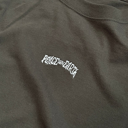 オリジナルロゴ刺繍＆バックプリントTシャツ