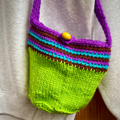 ニット かぎ針編み ショルダーバッグ bag-001