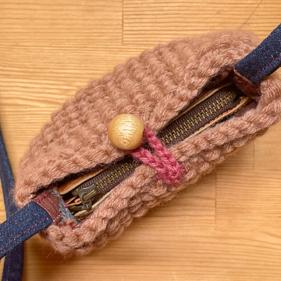 ニット ショルダーバッグ bag-016