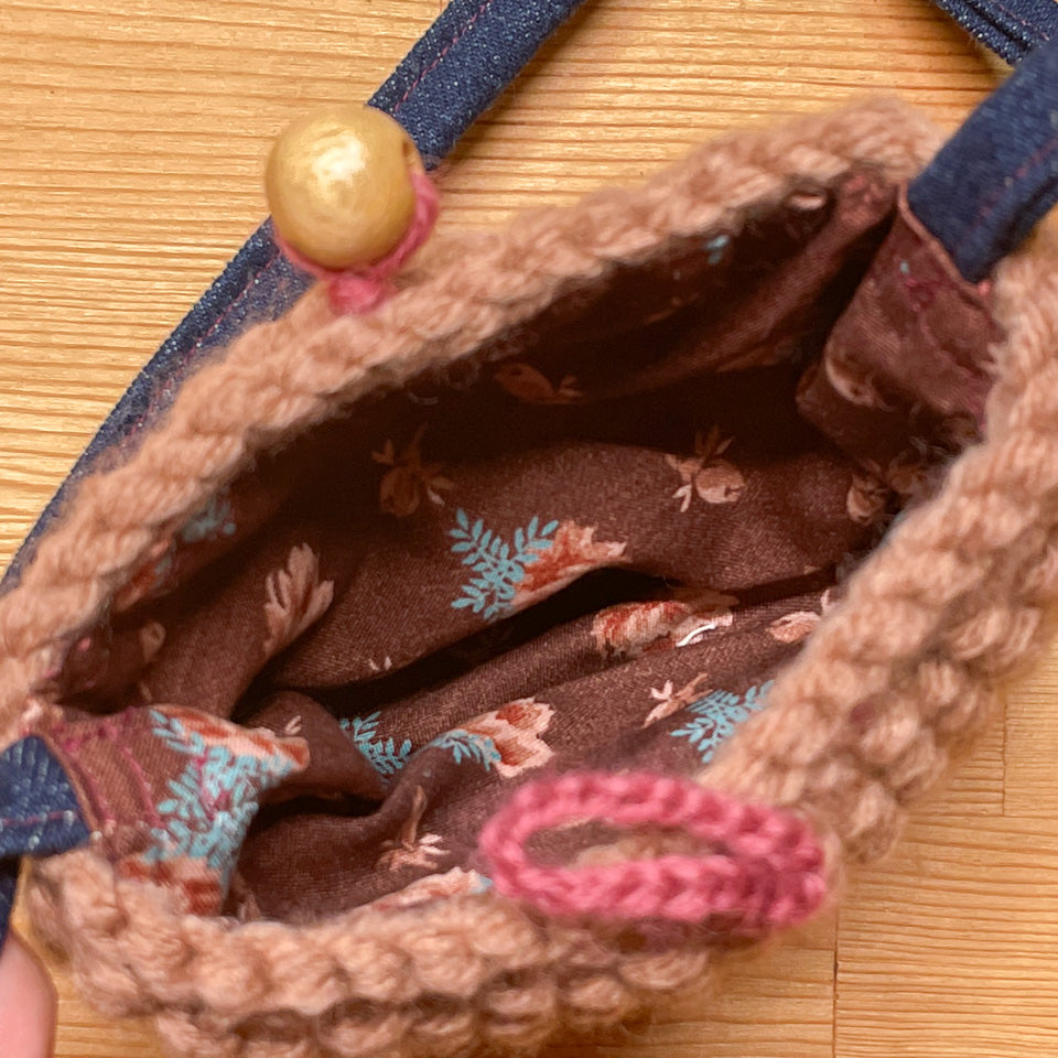 ニット ショルダーバッグ bag-016
